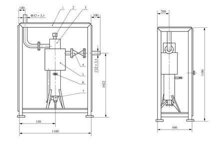 内外筒式乙炔回火防止器